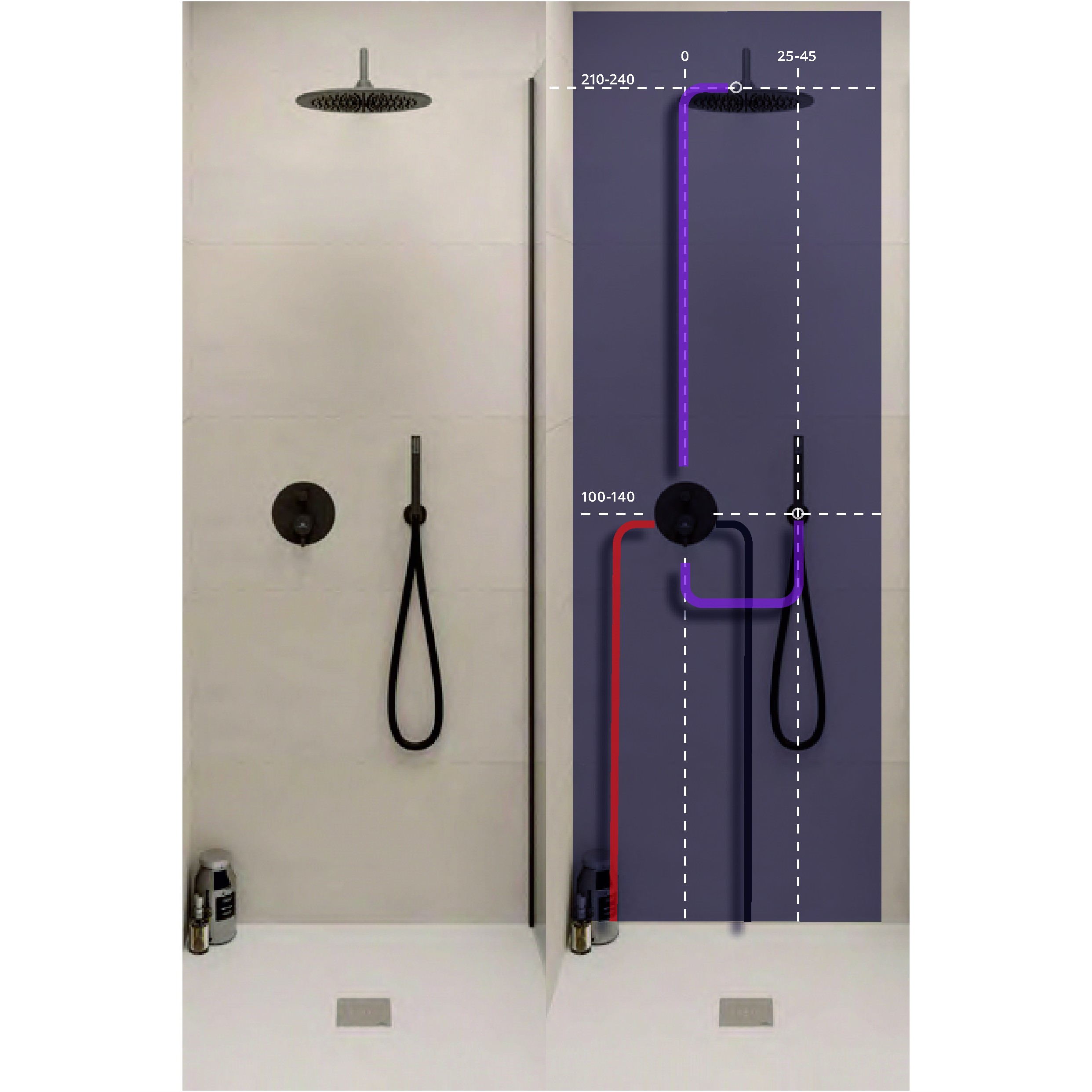 Комплект RONDO MATT BLACK SINGLE LEVER