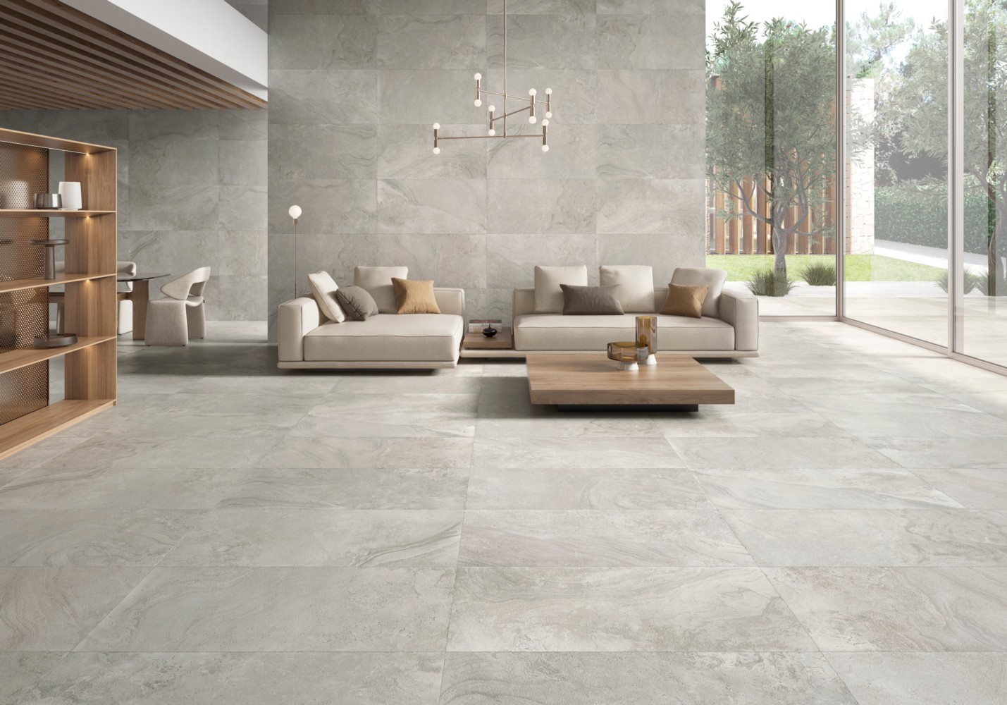 COLORKER PETRA VIVA SILVER керамогранит 59.5х119.2