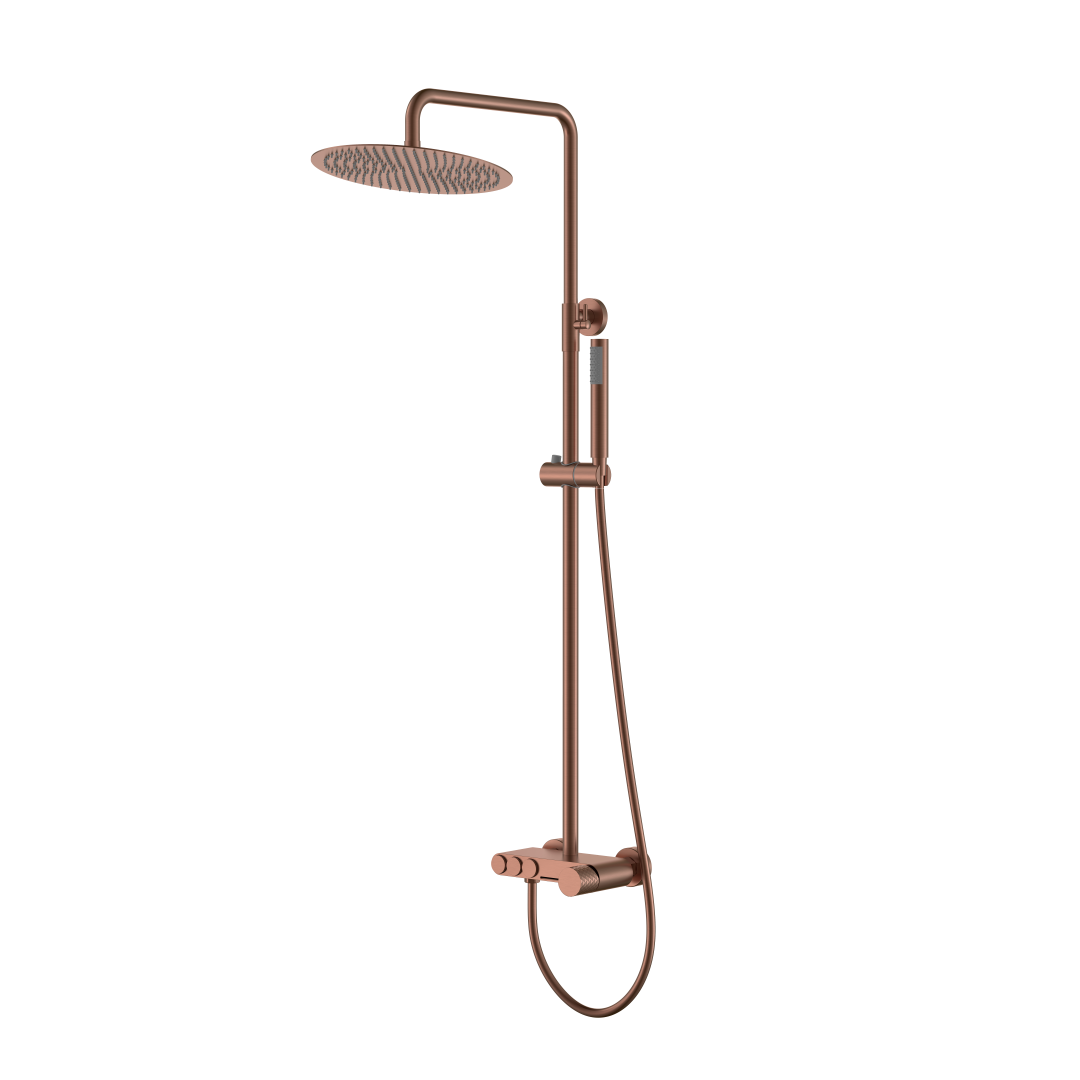Стойка для душа STICK BRUSHED BRONZE DIAMOND