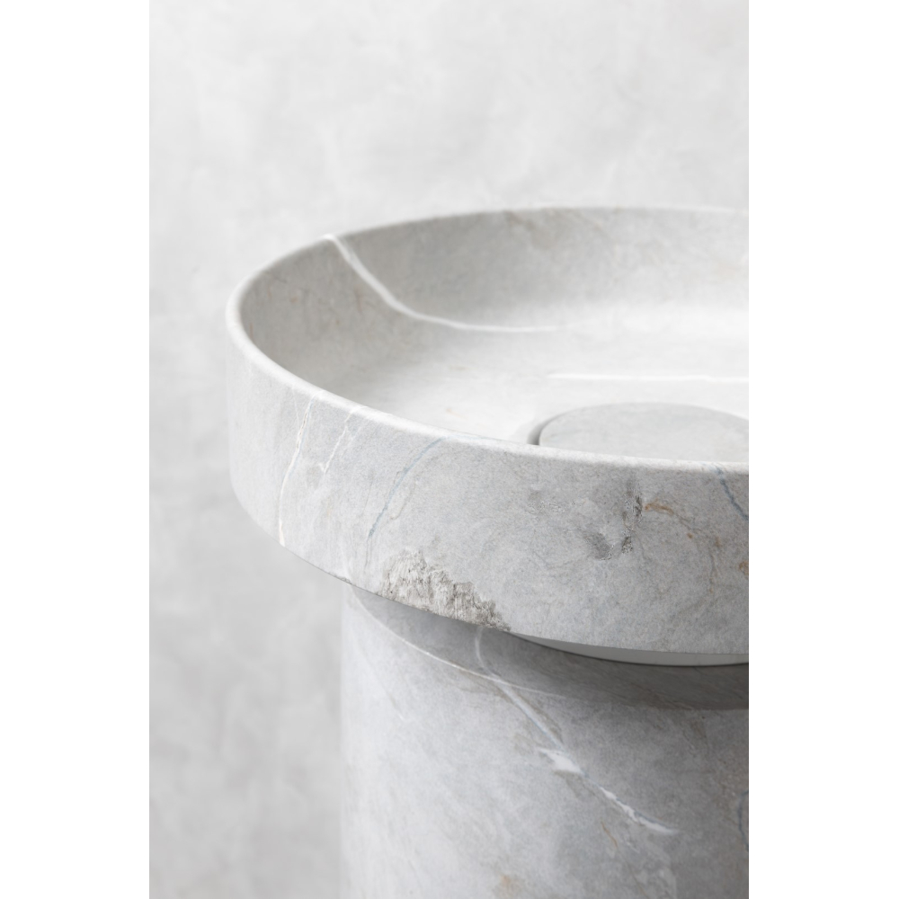 Раковина накладная SOLE Corian 400*130 Amani Grigio