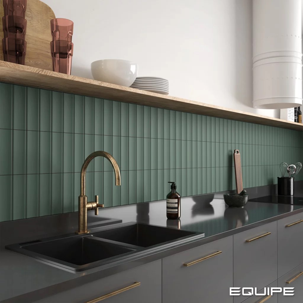 EQUIPE VIBE NEWPORT GREEN IN керамическая плитка 6.5х20