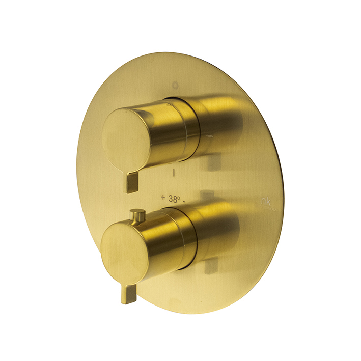 LIGNAGE наружная часть термостатического смесителя SMARTBOX матовое золото