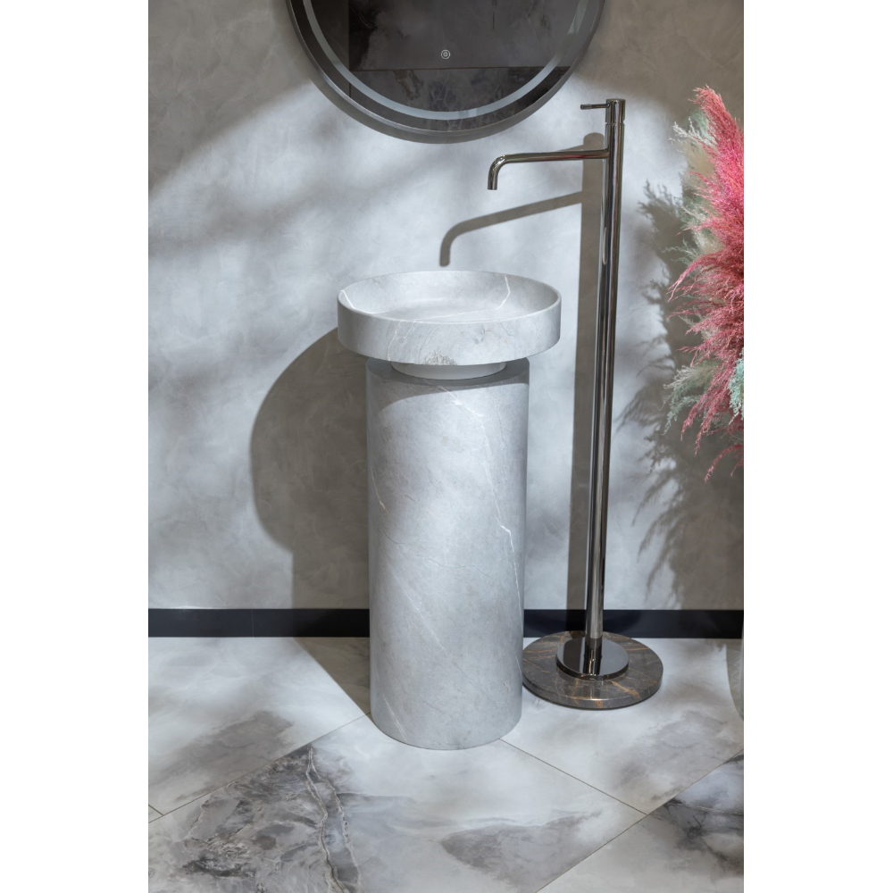 Пьедестал для раковины SOLE Corian 300*720 Grey