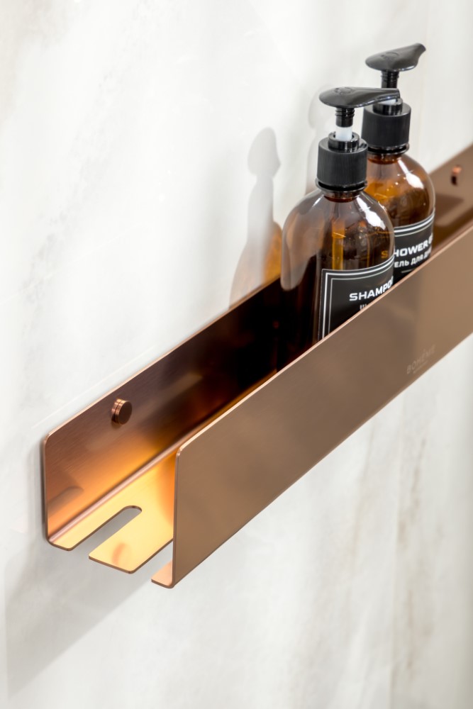 Полка подвесная 60см BOHEME (COPPER BRUSHED)