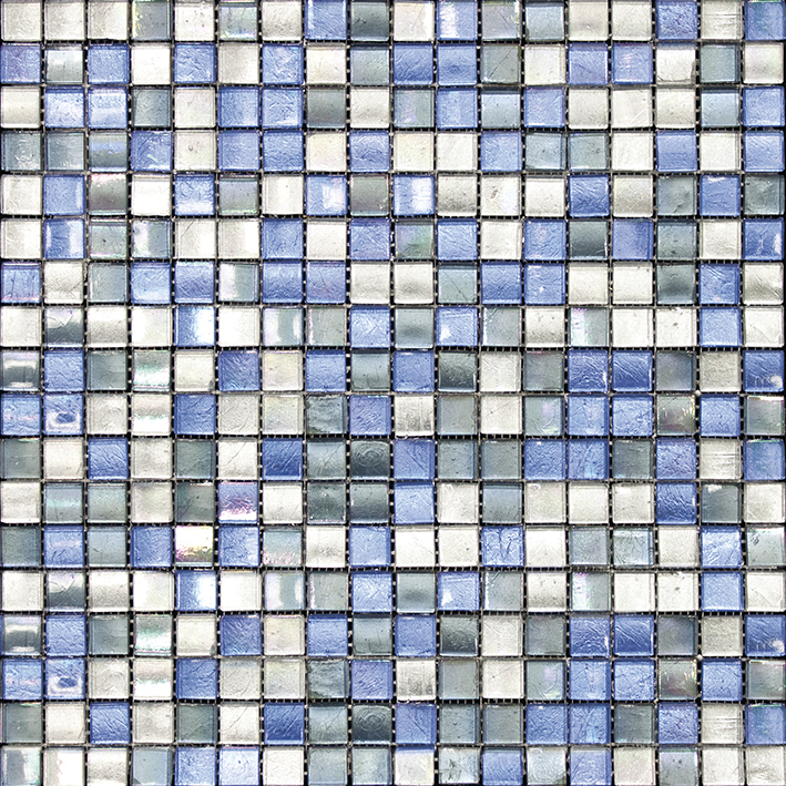 ARABIA MIX BLUE SILVER (1,5) 29,5X29,5 мозаика 
