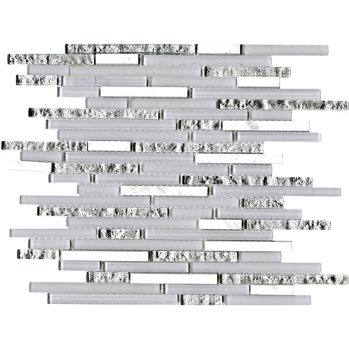 ETERNITY MINI STRIP WHITE мозаика 29,8x30,5x0,8 