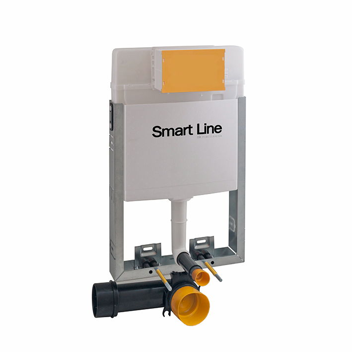 SMART LINE бачок универсальный встроенный для подвесного унитаза 6/3 литра