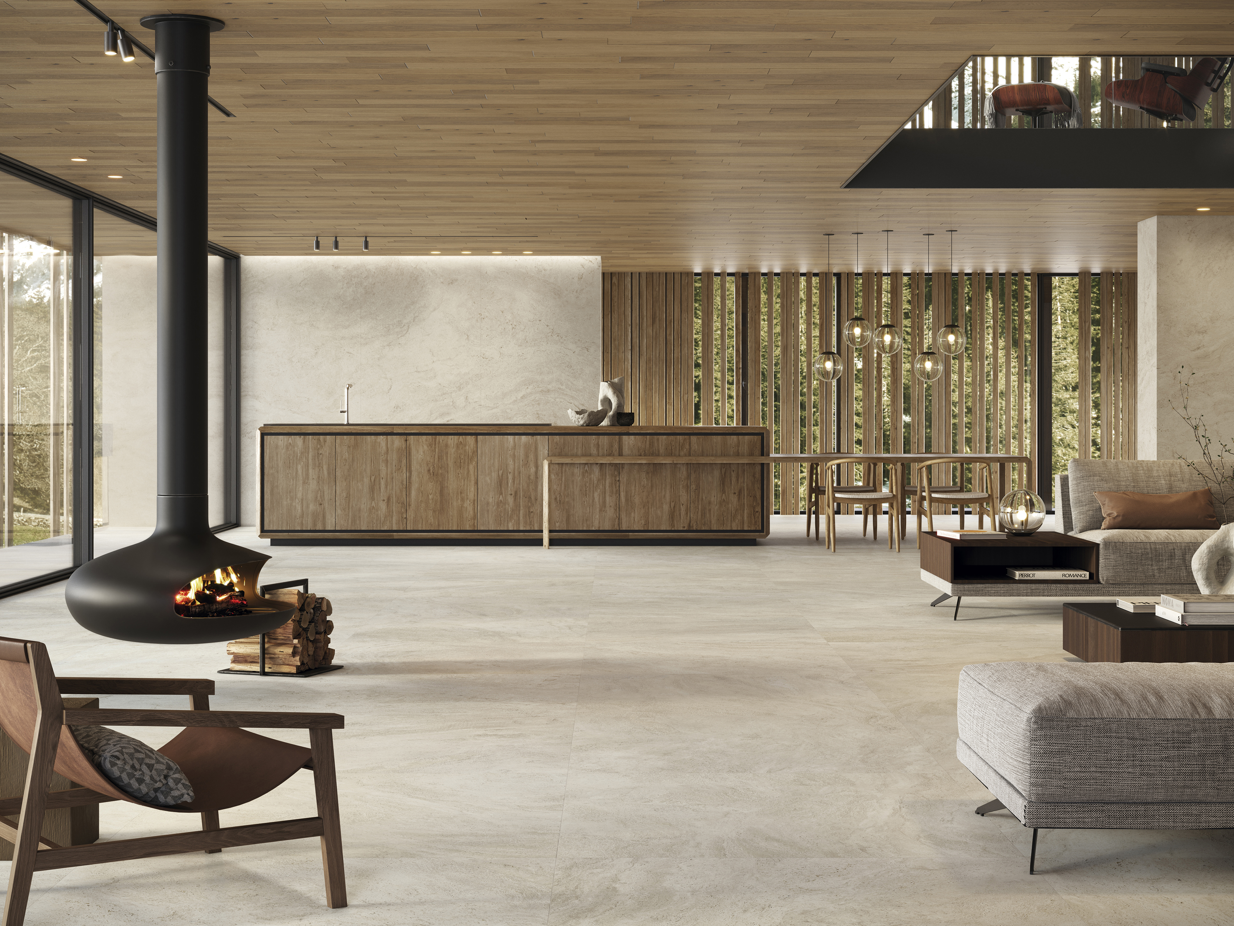 TOSCANO BONE NATURE керамогранит 120X270cm