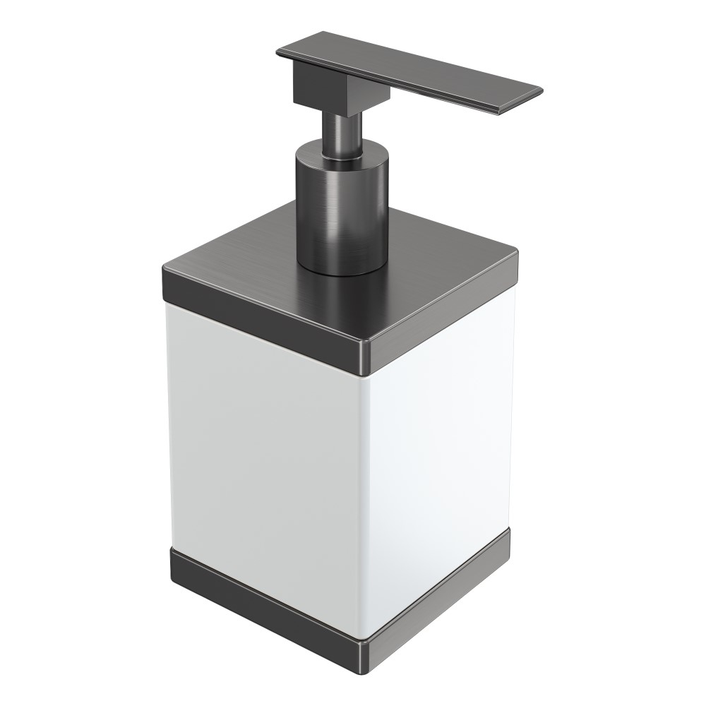 Диспенсер настольный Qubic Gun Metal BOHEME
