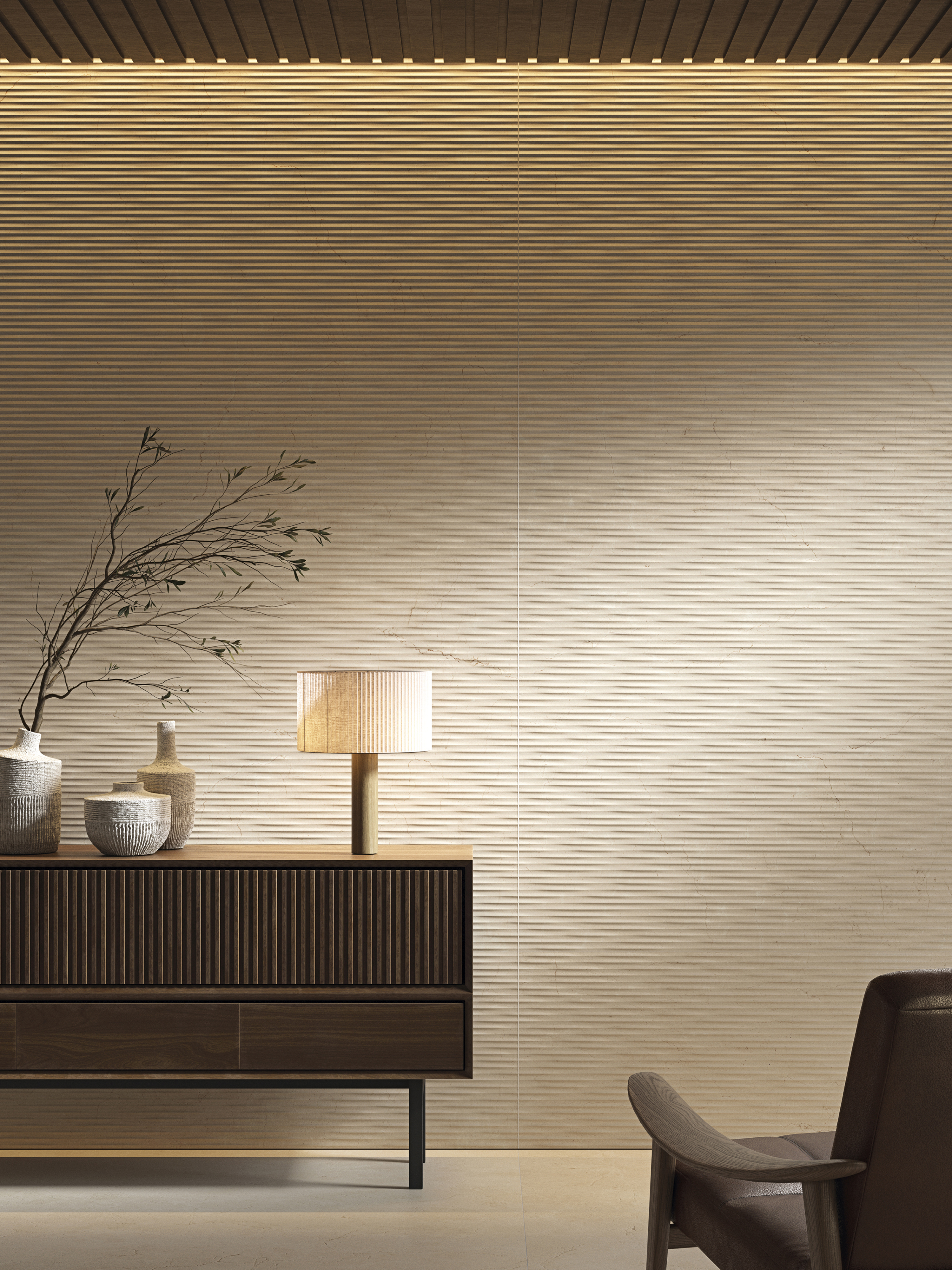VIA MARMOL CREMA MARFIL керамическая плита 45x120 cm