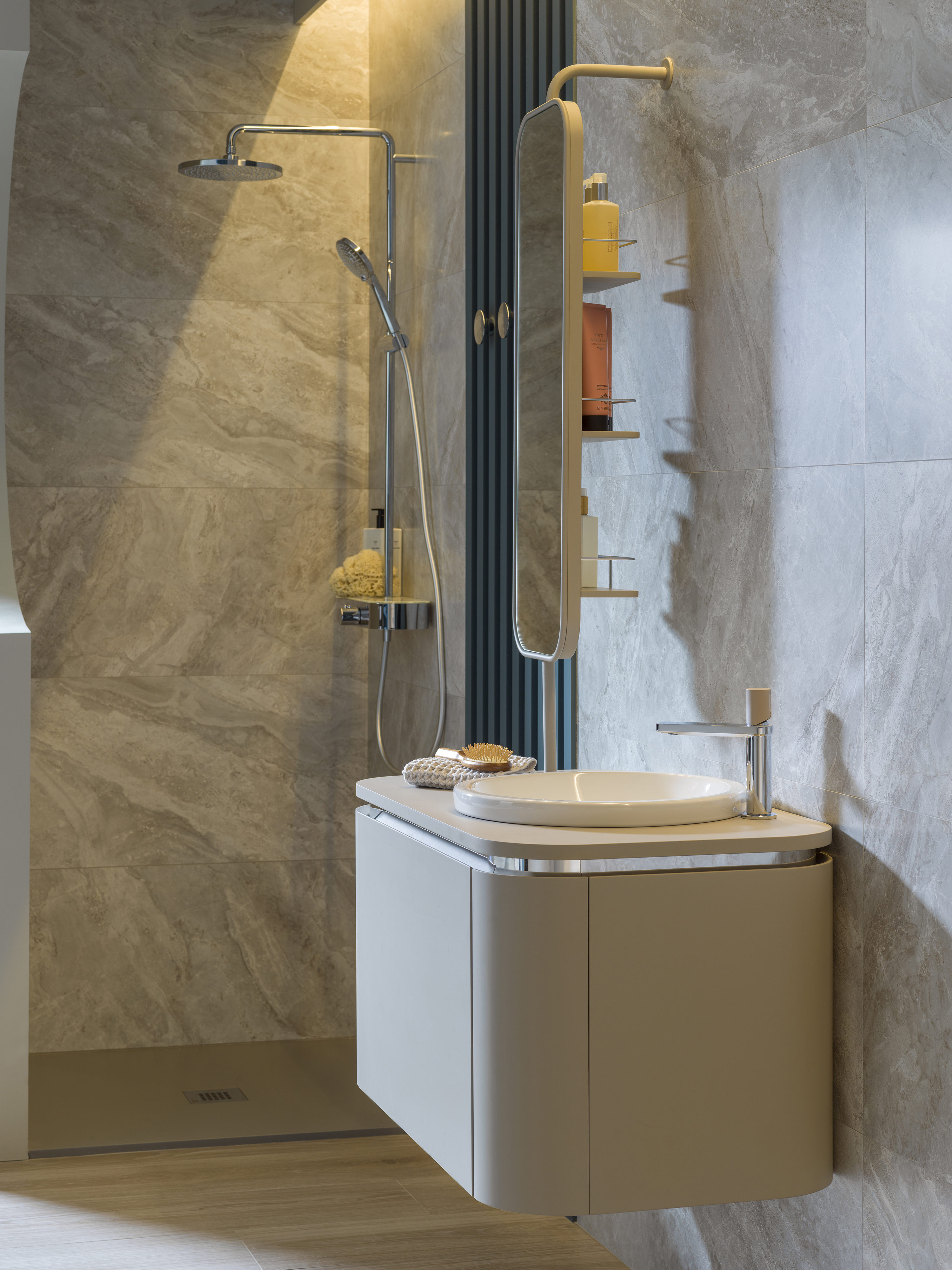Forma PACK MUEBLE + ESPEJO FORMA BEIGE тумба с зеркалом