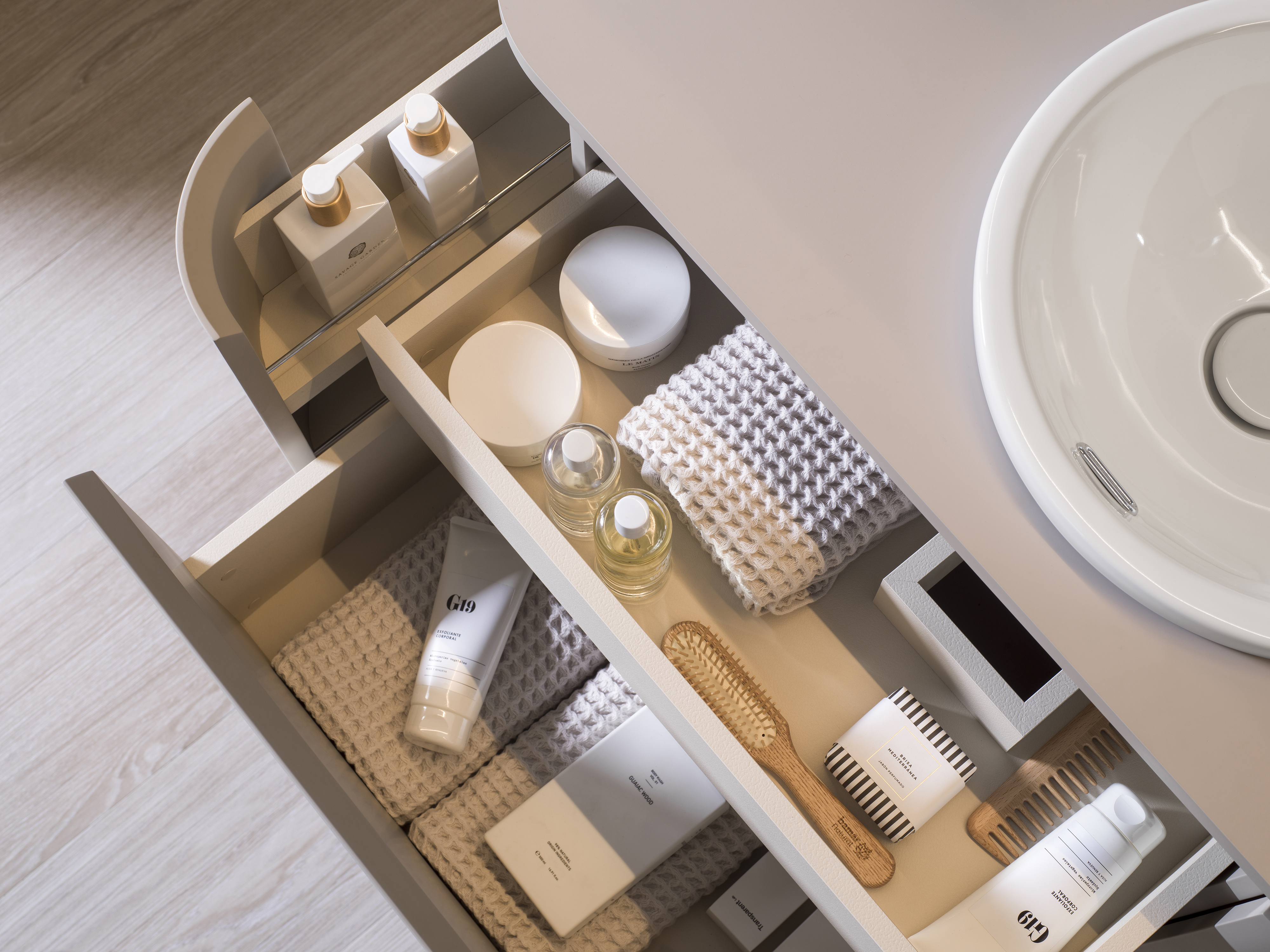 Forma PACK MUEBLE + ESPEJO FORMA BEIGE тумба с зеркалом