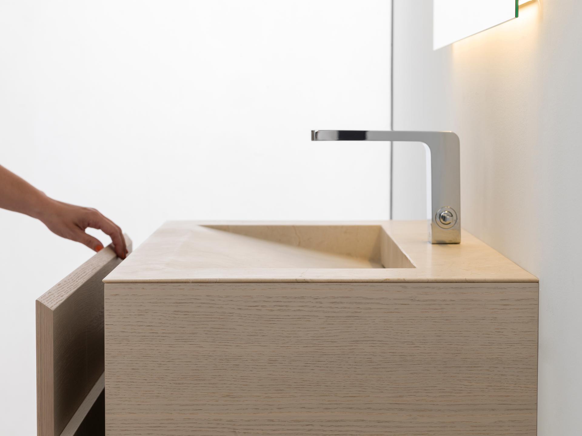MINIM WOOD BEIGE ITALIA тумба с раковиной 80X50X40