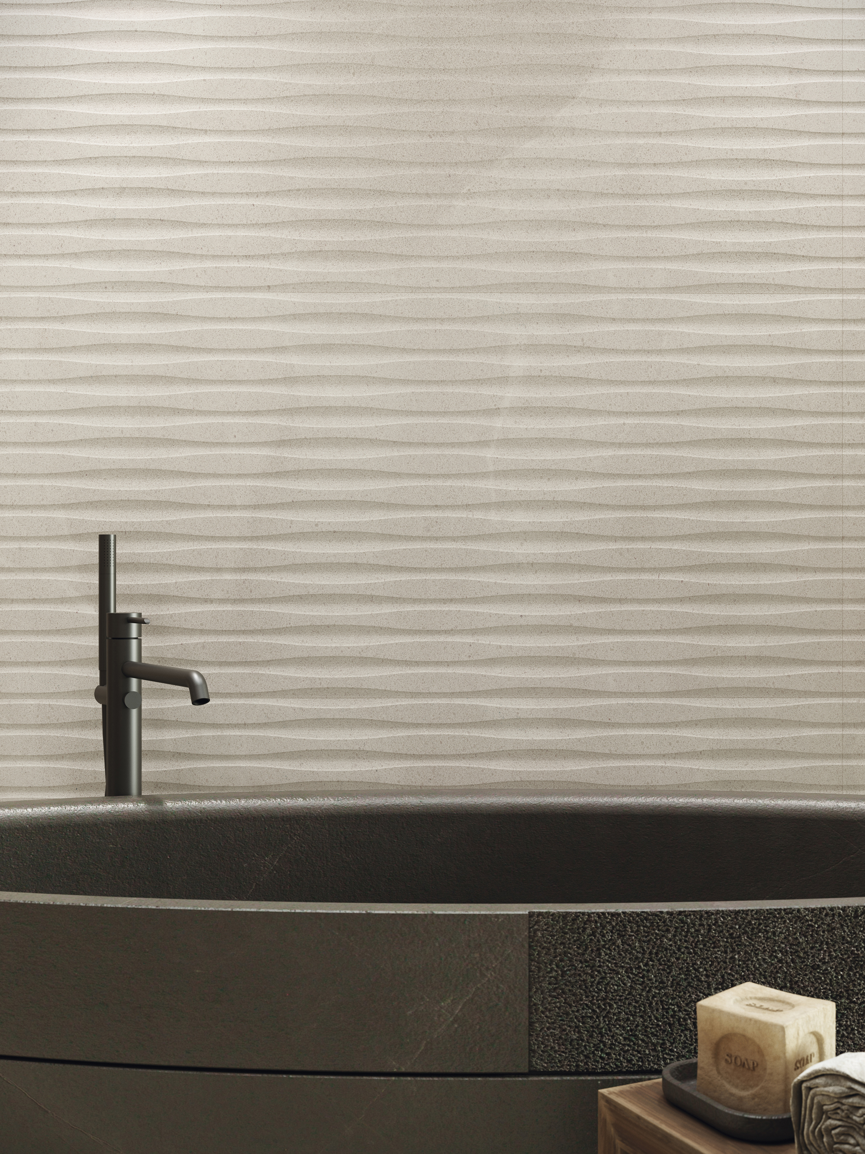 FIUME LIMESTONE BONE керамическая плита 59,6X150