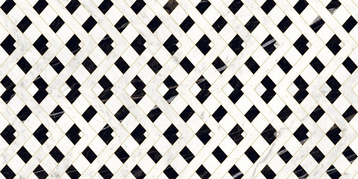 Luxury Carrara Giola Decor Polished керамограни 60х120