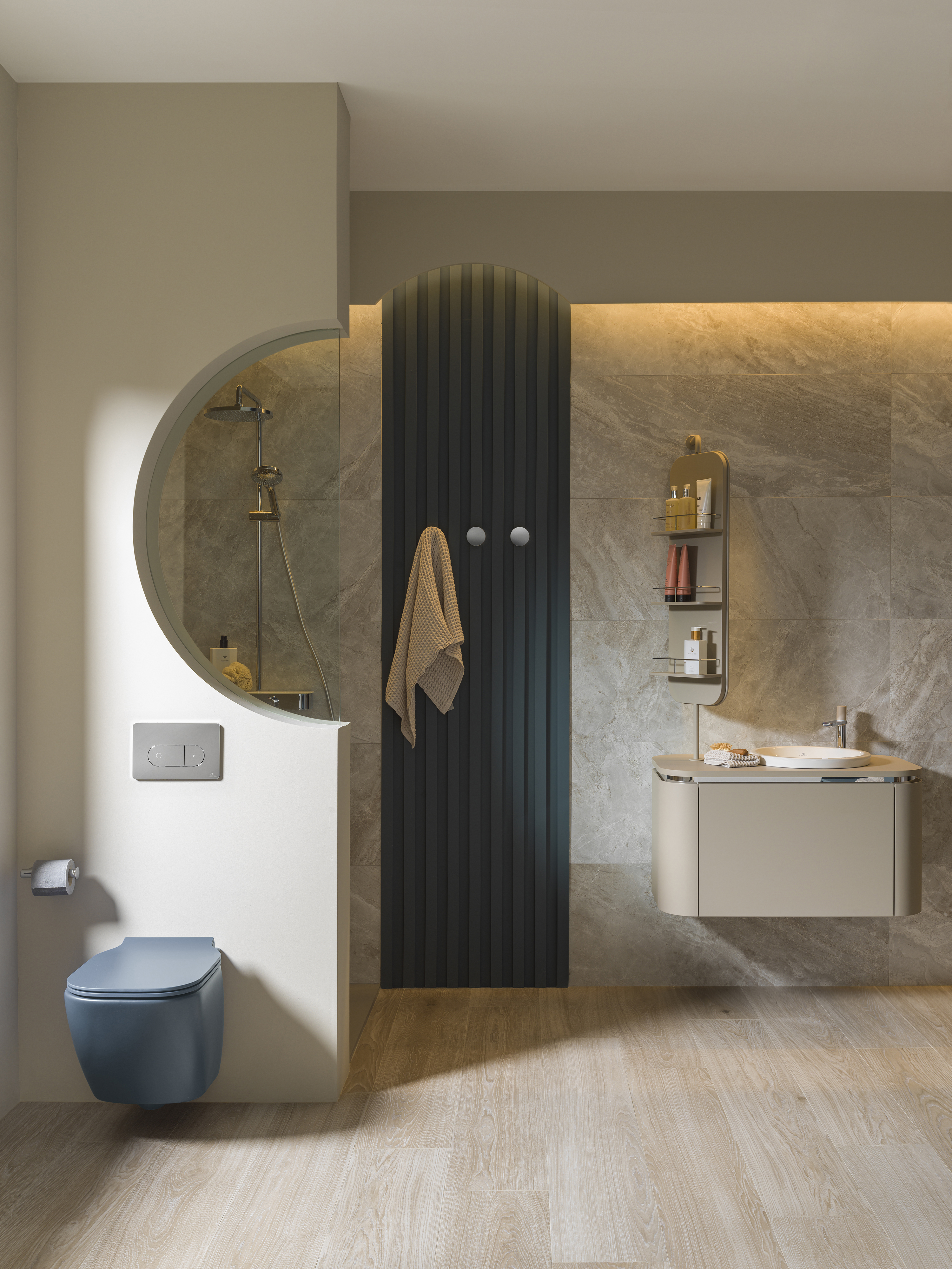 Forma PACK MUEBLE + ESPEJO FORMA BEIGE тумба с зеркалом