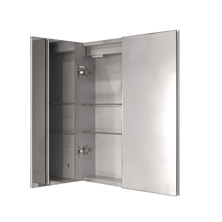 SMART CABINETS шкаф универсальный встраиваемый с двумя дверцами и двойным зеркалом 800Х762Х100