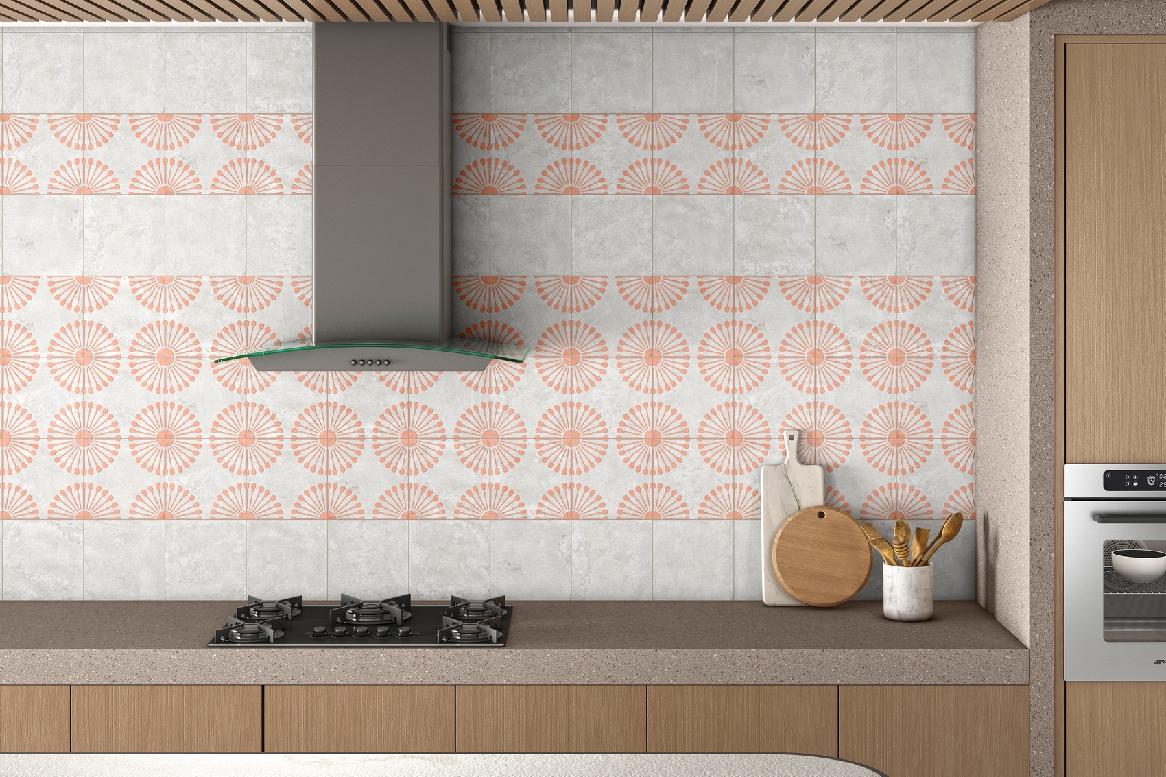 Palmas White Decor 3 керамогранит 20х20