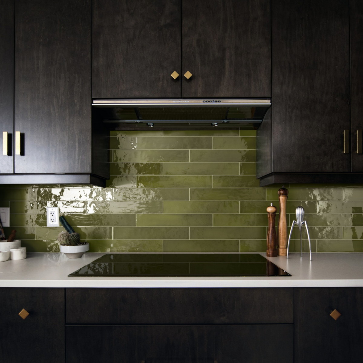 EQUIPE MANACOR BASIL GREEN керамическая плита 6.5х40