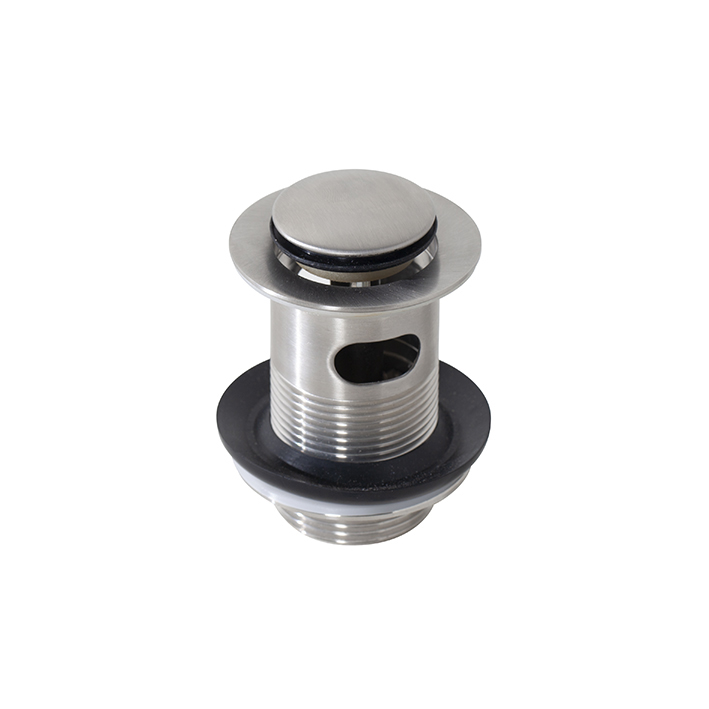 COMPLEMENTOS ROUND INOX донный клапан с переливом полированная нержавеющая сталь