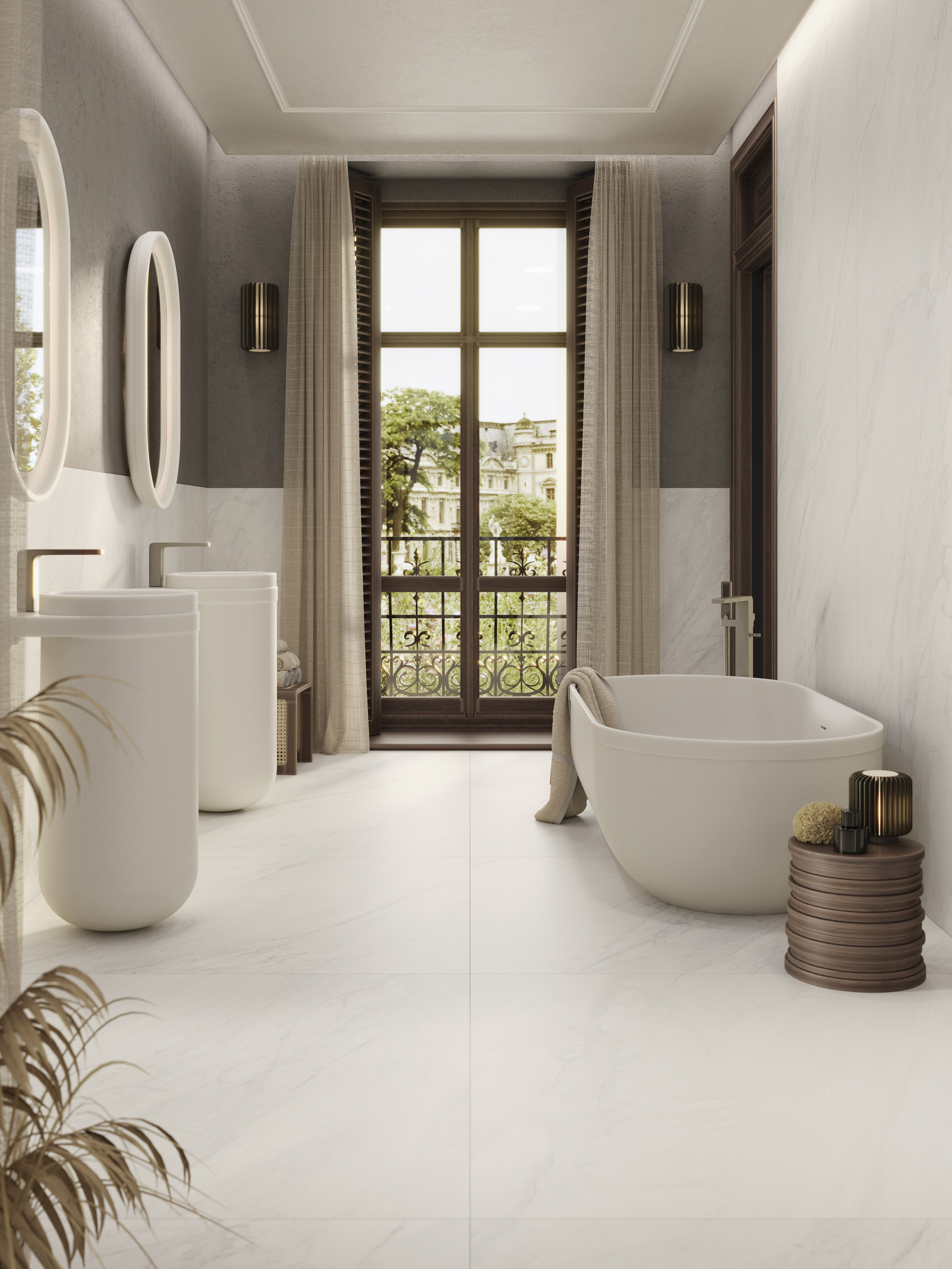 GLEM WHITE NATURE керамогранит 120х120х0,6