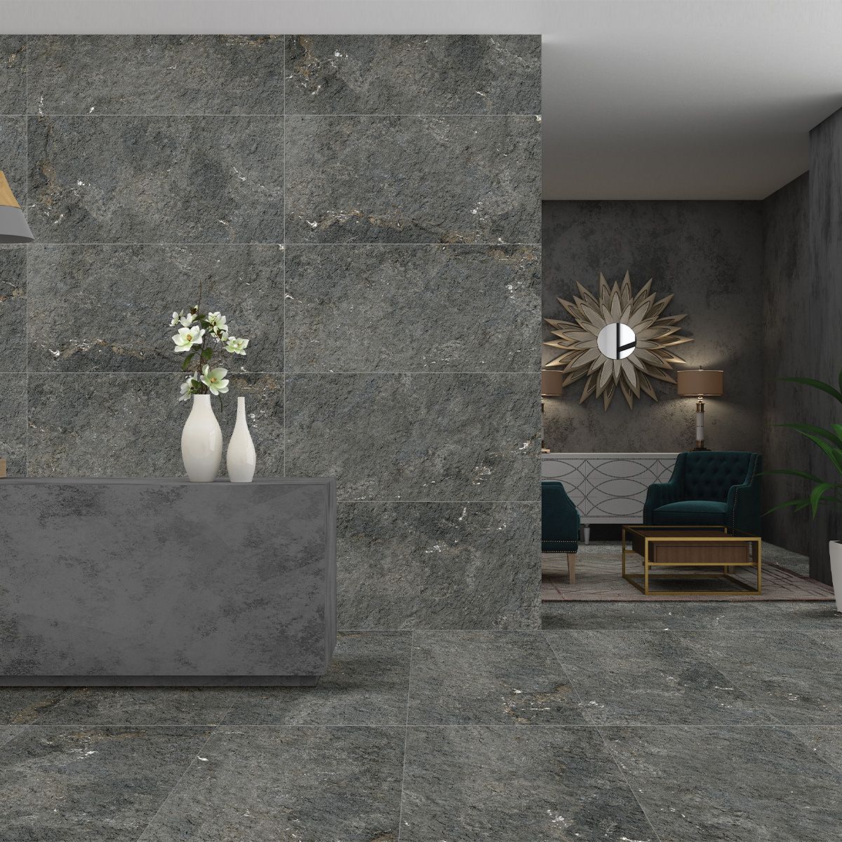 Stone Vegas Grey Carving керамогранит 60x120