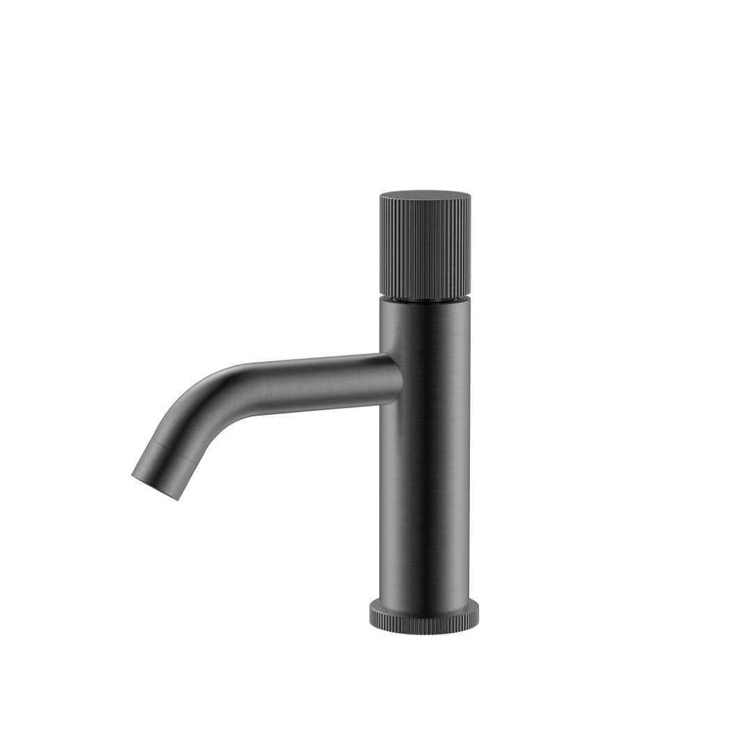 Смеситель BOHEME STICK для раковины низкий LINEA (графит)