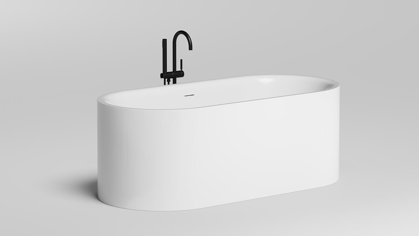 Отдельностоящая ванна S-Sense PERLA 170х80 Глянцевая