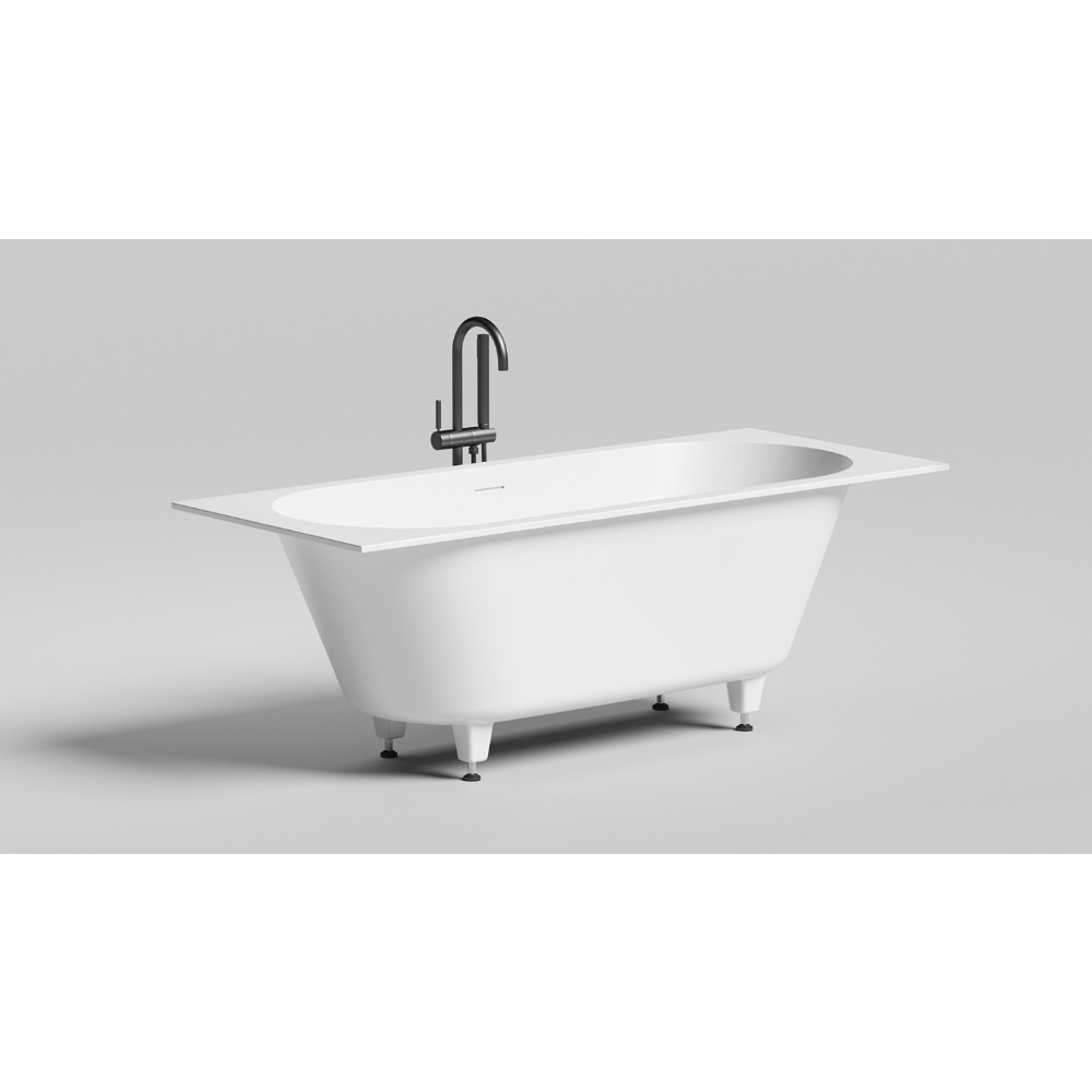 Встраиваемая ванна 170x70 S-Sense ORNELLA AXIS KIT белая глянцевая