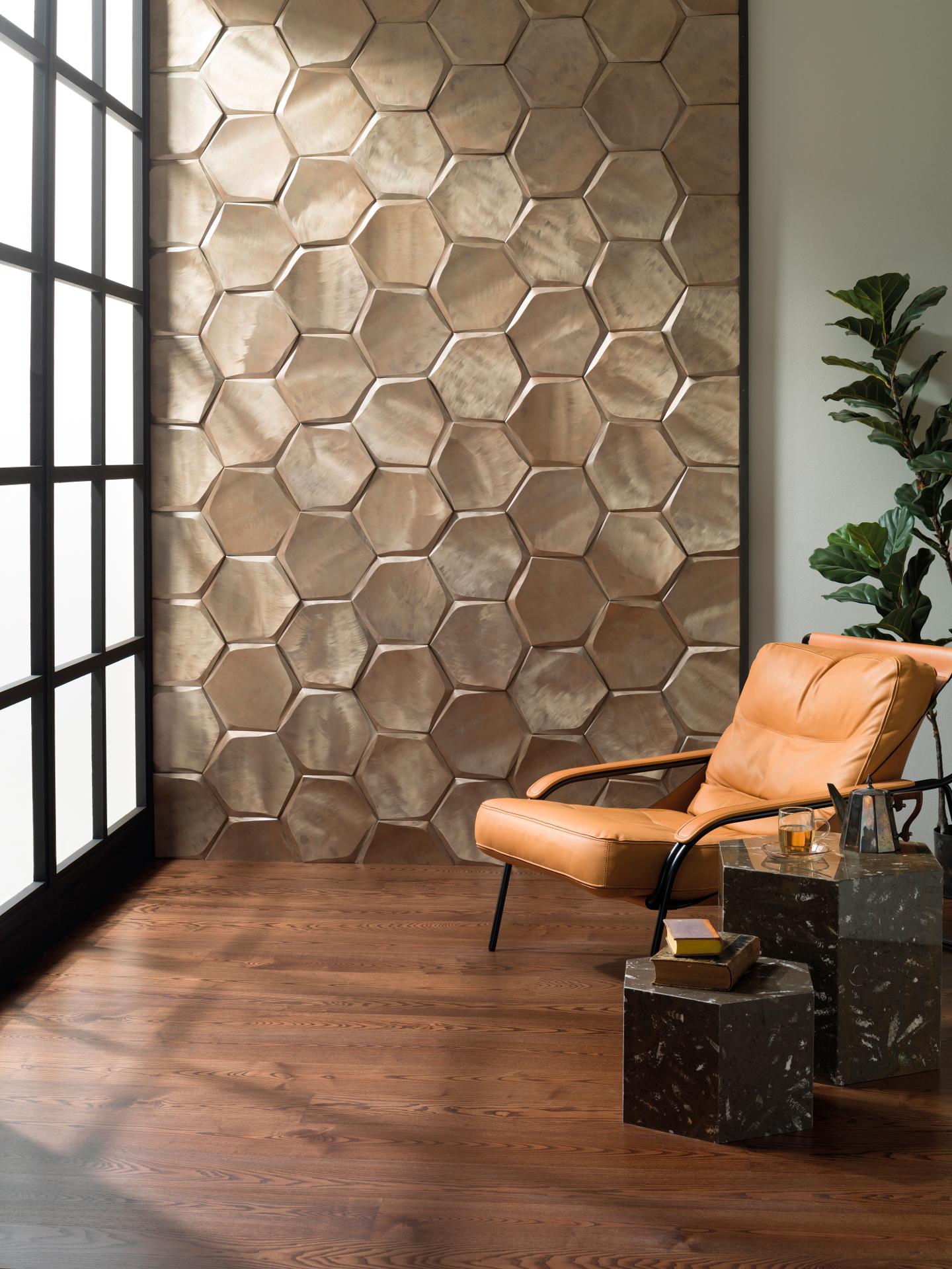 GRAVITY ALUMINIUM DUBAI GOLD 22,5X26X2/2,5