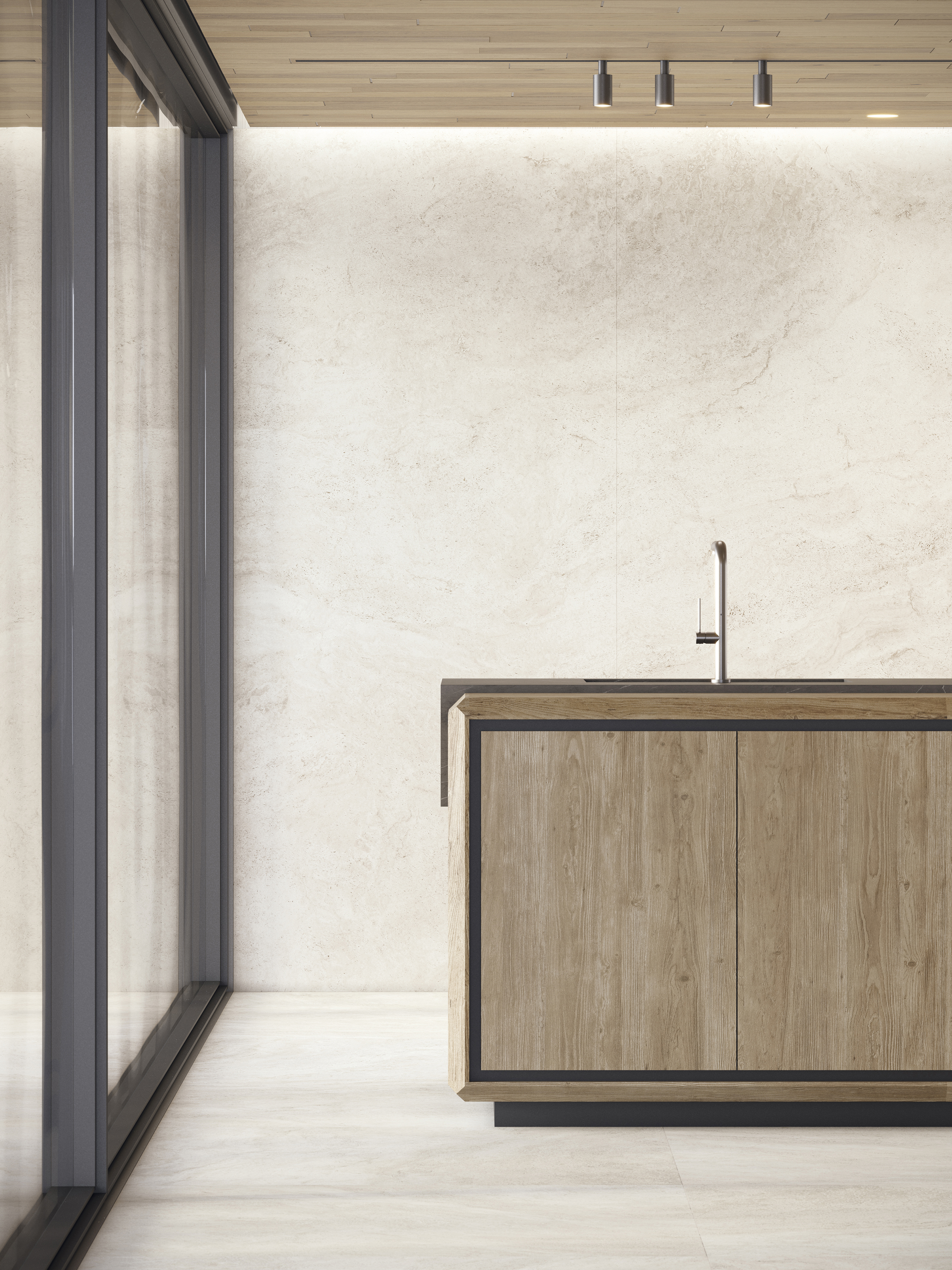 TOSCANO BONE NATURE керамогранит 120X270cm