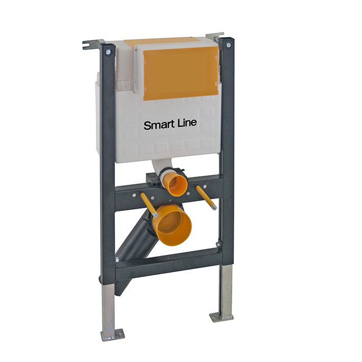 SMART LINE укороченная инсталляция для подвесного унитаза 6/3 литра