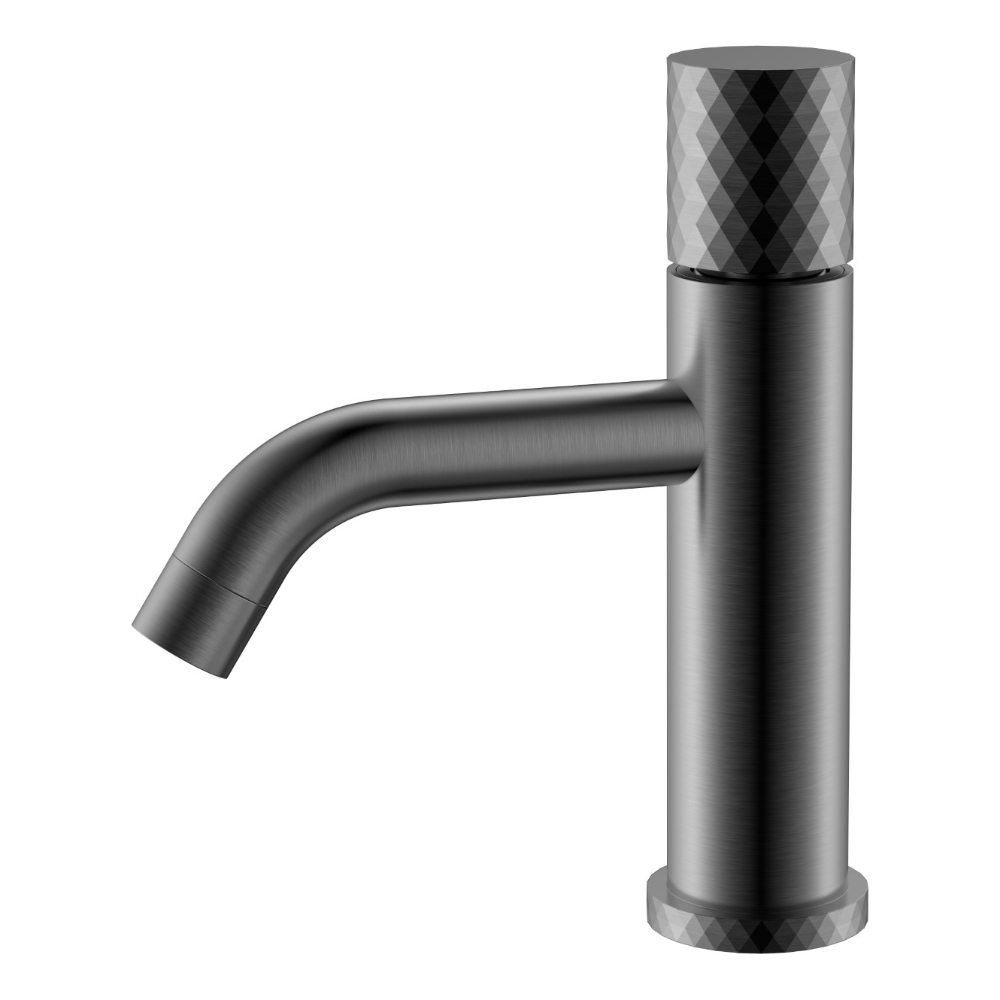 Смеситель BOHEME STICK для раковины с ручкой DIAMOND (графит)