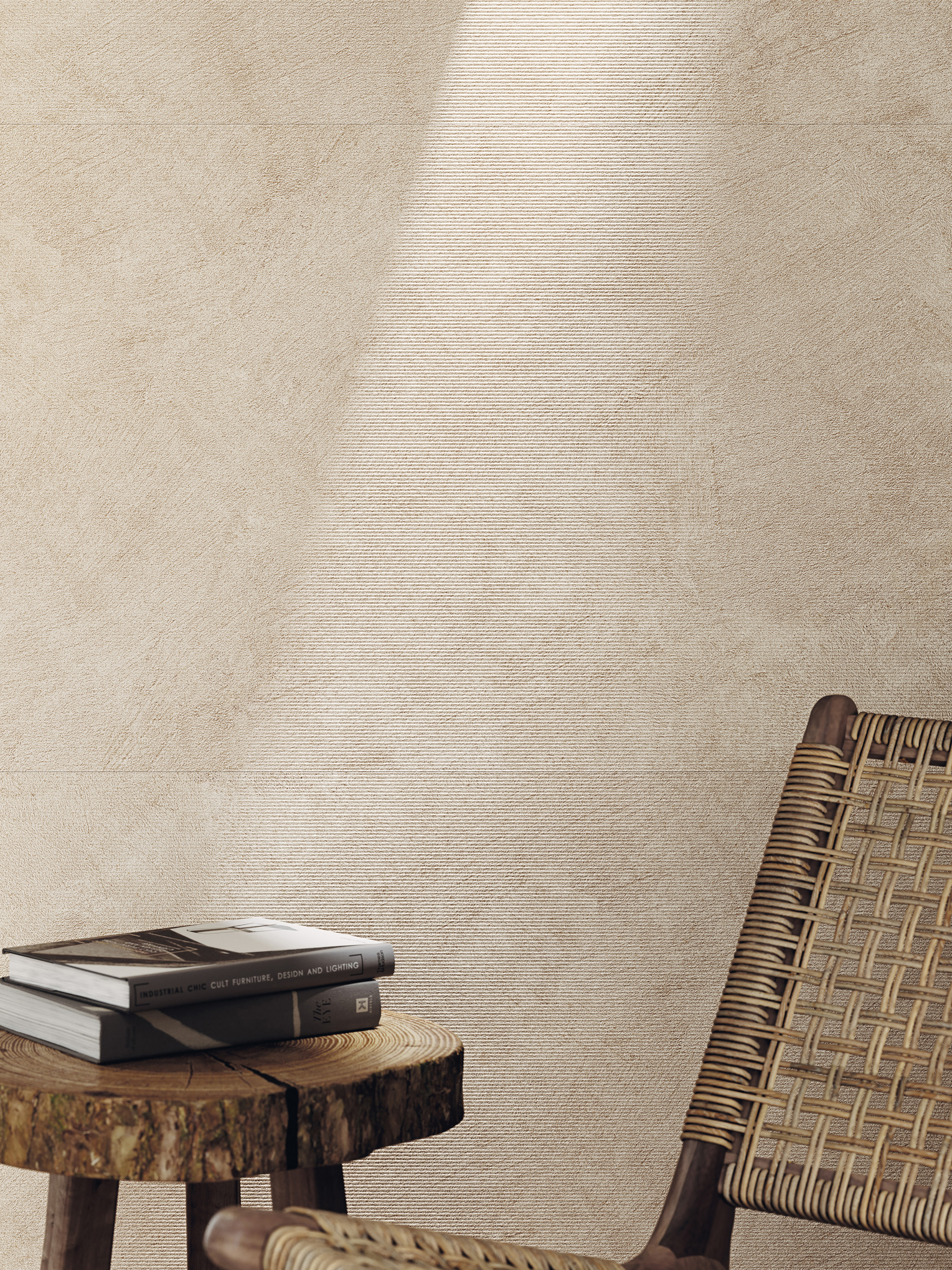 LINE SANTORINI TAUPE керамическая плита 59,6X150