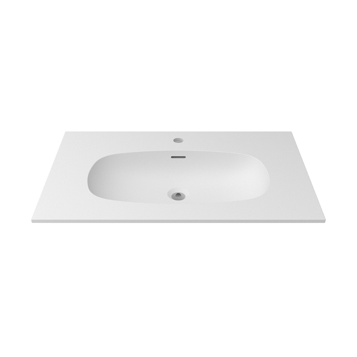 ENC SMART CEN BL. KRION C/GR столешница со встроенной раковиной 80X50