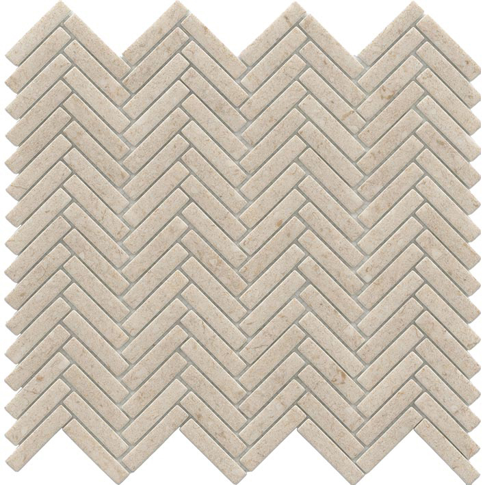 HERRINGBONE DORCIA MARFIL мозаика 26X28X0,6 cm
