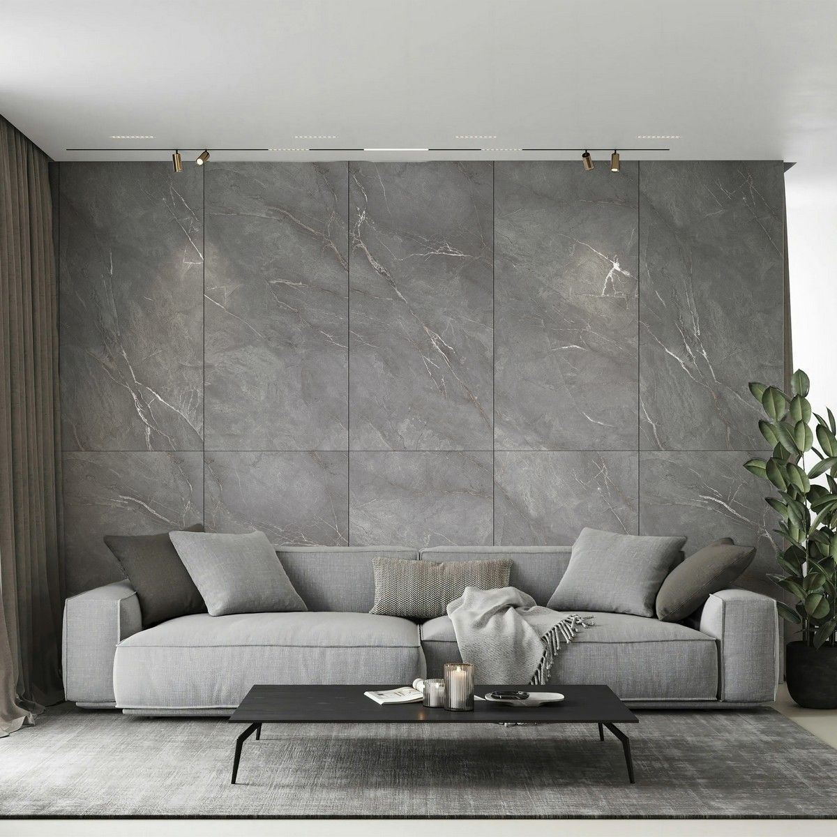 Marble Orobico Grey Carving керамогранит 80x160