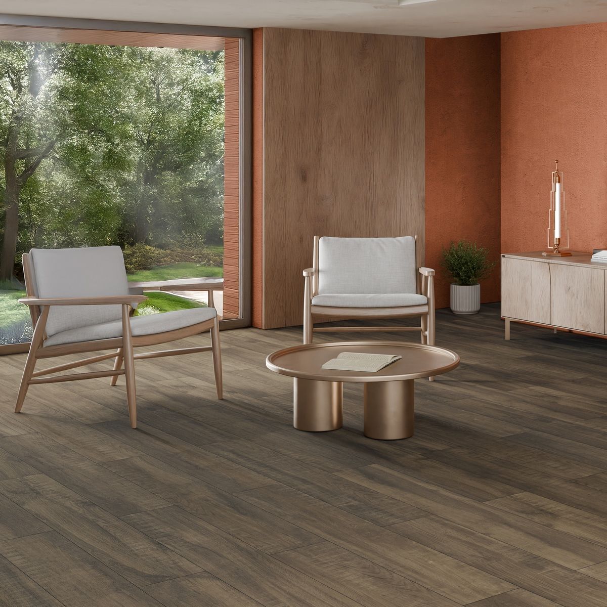 Wood collection Cognac Matt Shape керамогранит 20x120 
