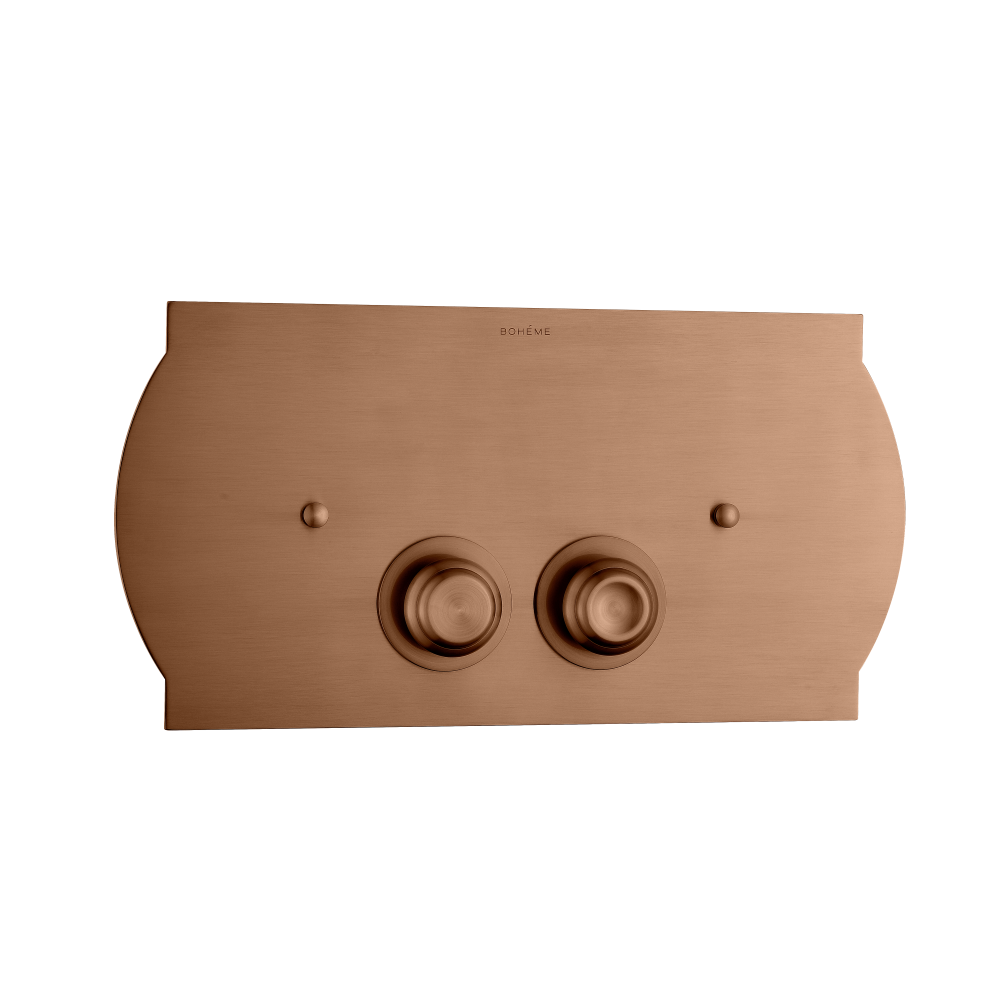 Кнопка для инсталляции, латунь Brushed Bronze (для инст. Geberit 300-й серии)