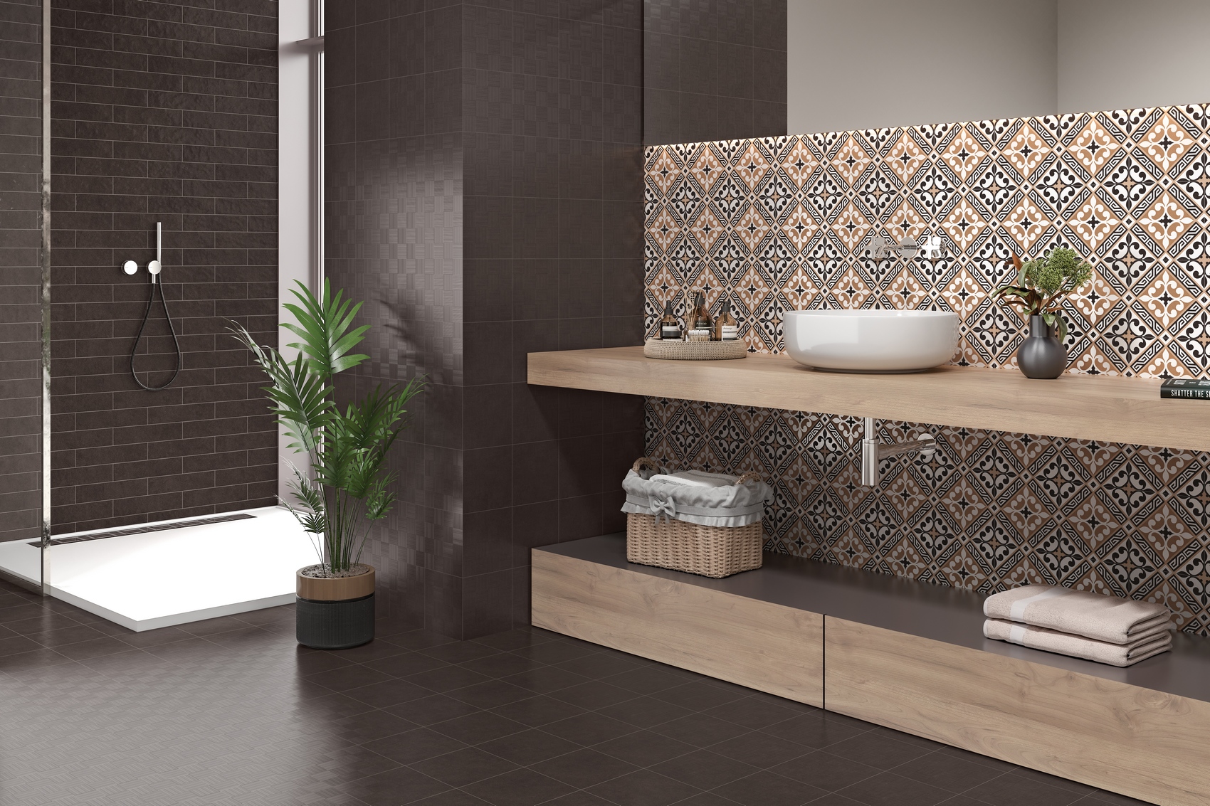 Monotone Panther Decor Matt керамогранит 20х20