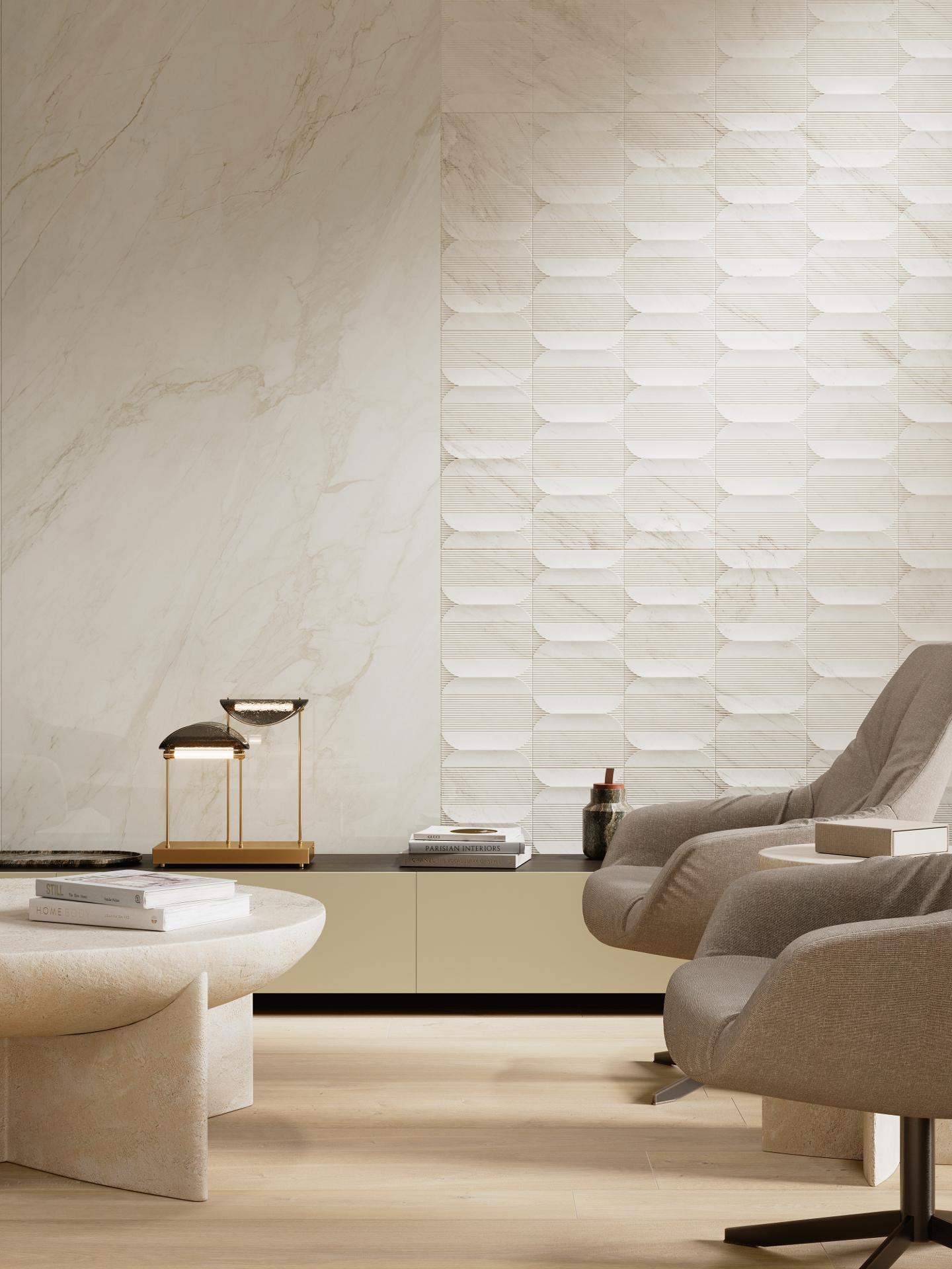 DECO GLEM WHITE керамическая плитка 59,6X150