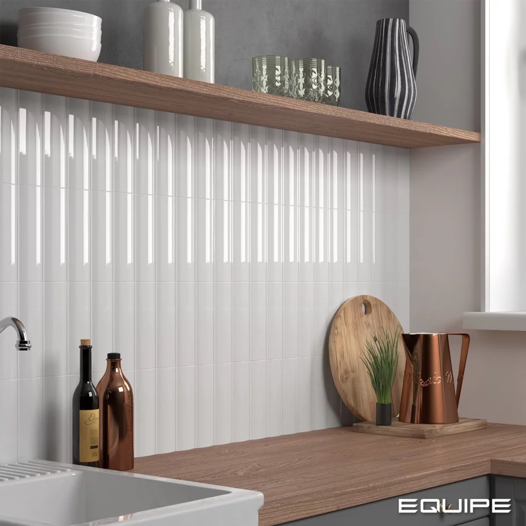 EQUIPE VIBE GESSO WHITE MATT OUT керамическая плитка 6.5х20