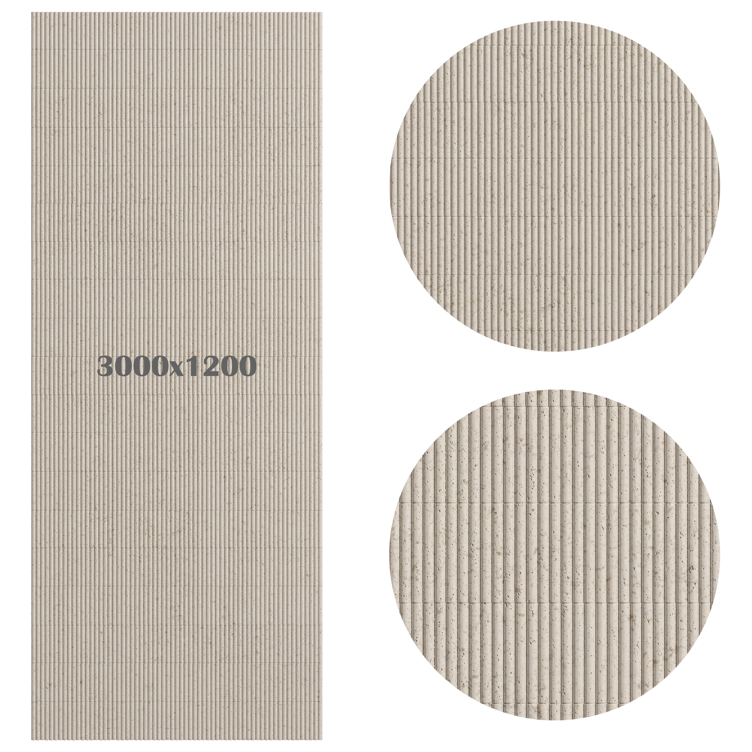Гибкий камень Decaro WallPanels Flex Stone (Bricks Ceppo Cream) 3000х1200мм
