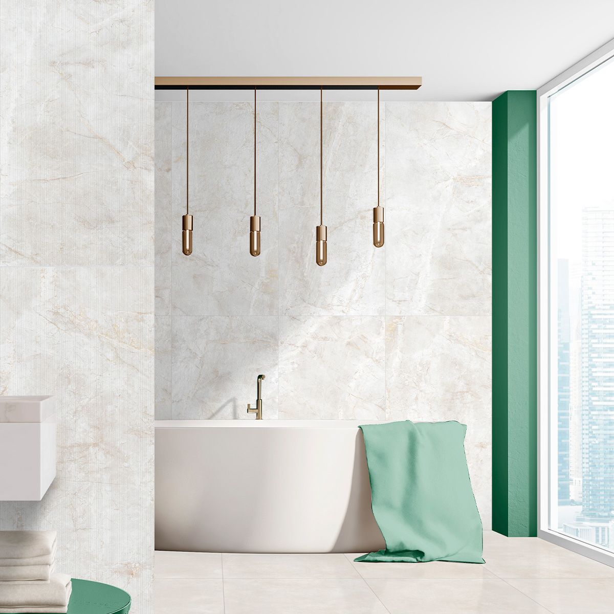 Via Emilia Мрамор Calacatta Grigio Imperiale керамогранит 60x120