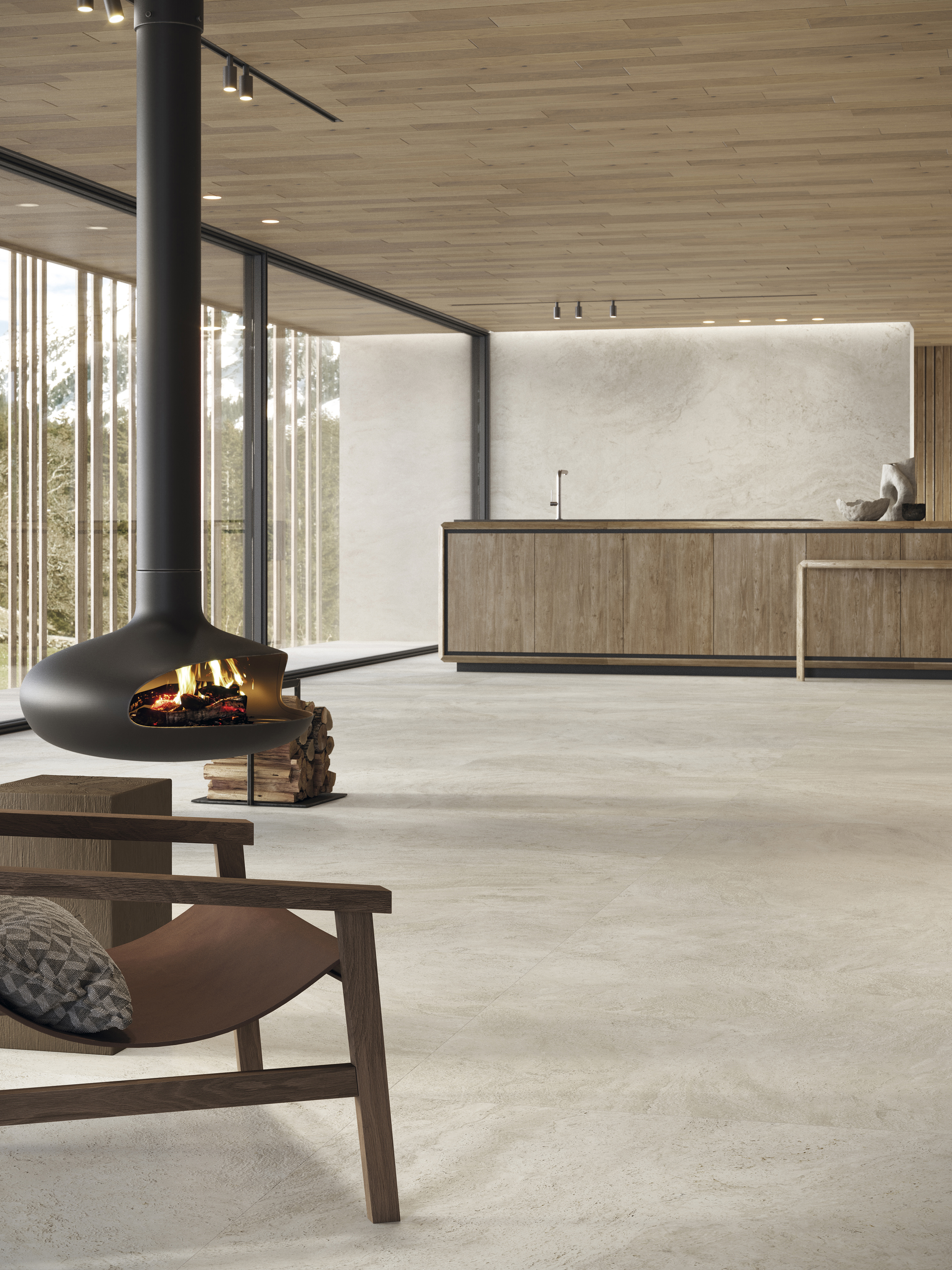 TOSCANO BONE NATURE керамогранит 120X270cm