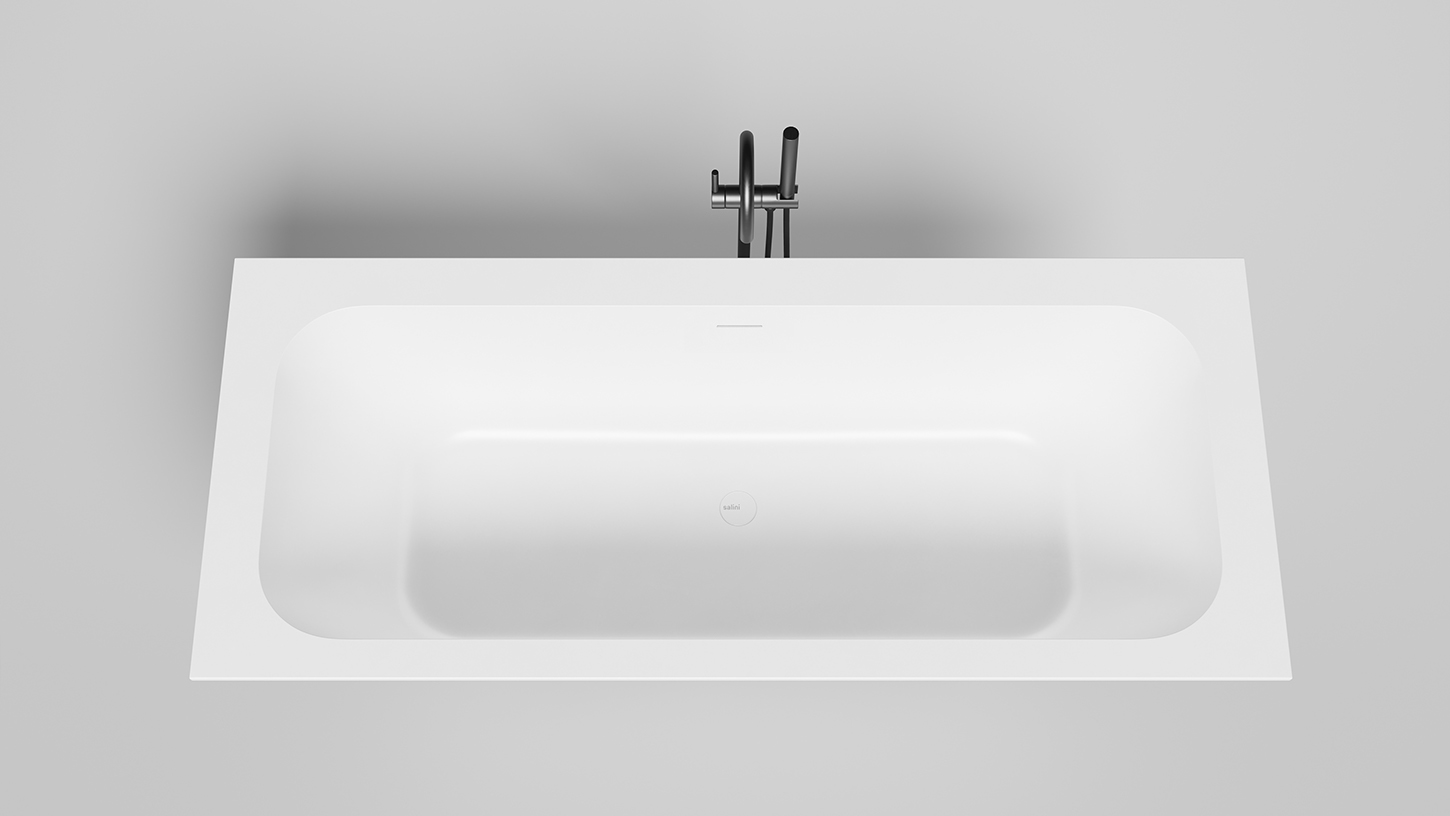 Встраиваемая ванна SALINI ORLANDA AXIS KIT 190x80 глянцевая