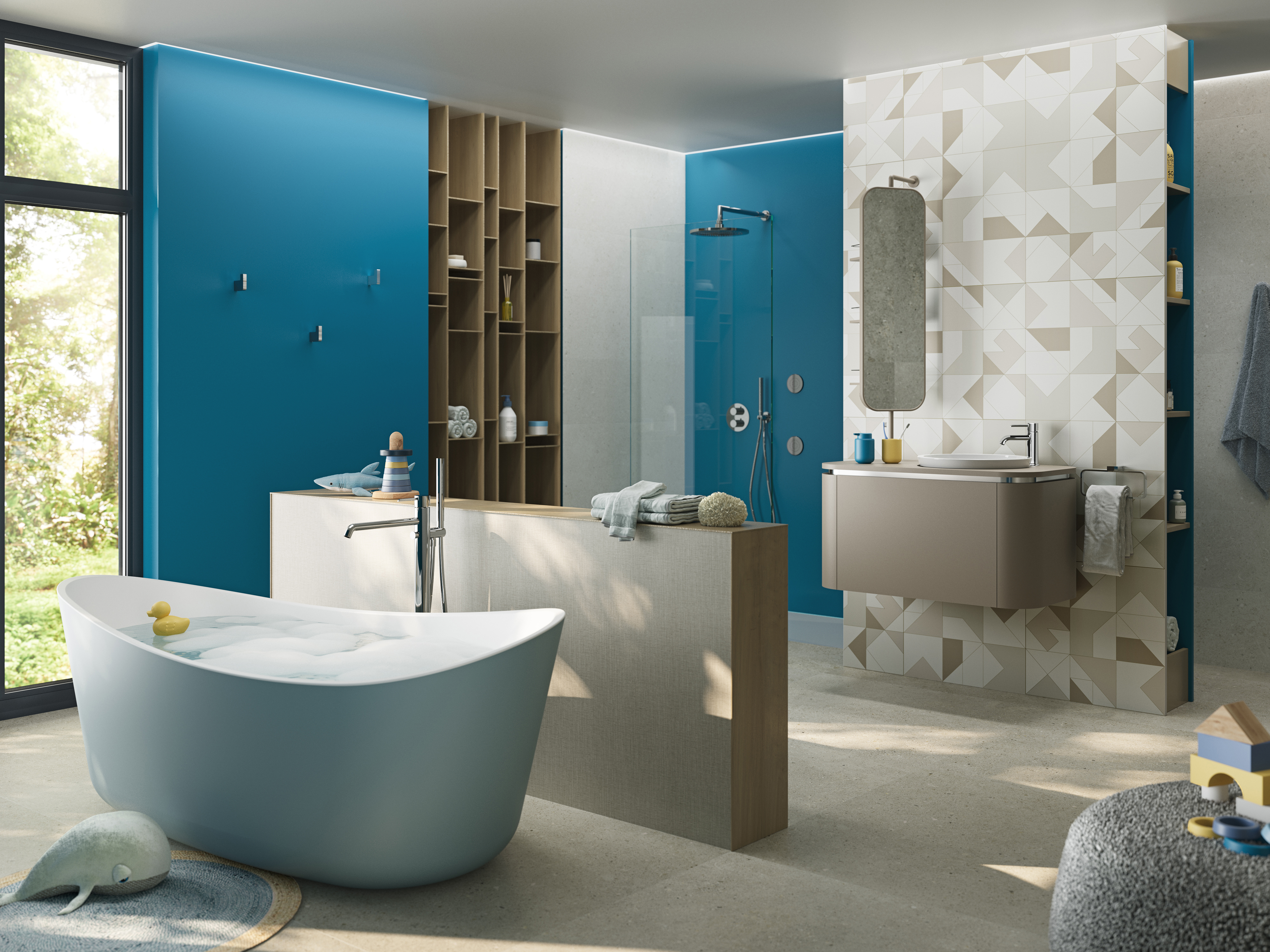 Forma PACK MUEBLE + ESPEJO FORMA BEIGE тумба с зеркалом