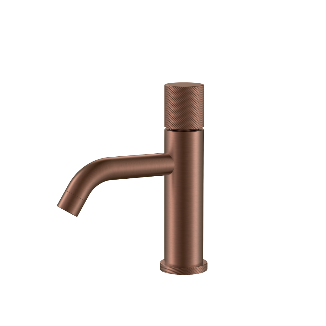 Смеситель STICK для умыв. BRUSHED BRONZE SPIRALE