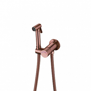 Смеситель гигиенический с защитой от протечек Uno COPPER BRUSHED