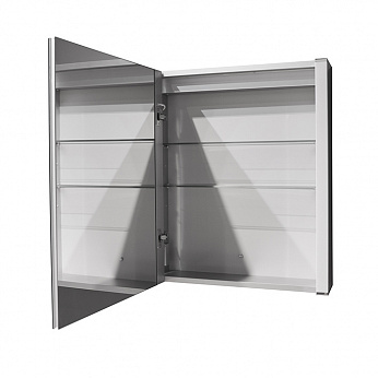 SMART CABINETS шкаф подвесной с одной дверцей и двойным зеркалом с подсветкой 600Х700Х135